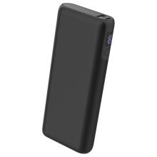 Power Bank with LED display Power Delivery 20000 mAh/65W/3,7V black