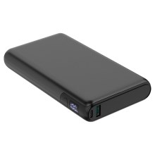 Power Bank with LED display Power Delivery 30000 mAh/100W/3,7V black
