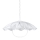 Prezent 45052 - Pull-down chandelier LYRA GLASS 1xE27/60W white