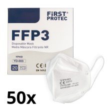 Protective equipment - respirator FFP3 NR CE 0370 50pcs