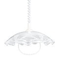 Pull-down chandelier LYRA GLASS