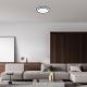 Rabalux - LED Dimmable ceiling light LED/40W/230V 3000-6500K black + remote control
