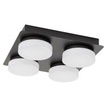 Rabalux - LED Ceiling bathroom light 4xLED/5,2W/230V IP44 black