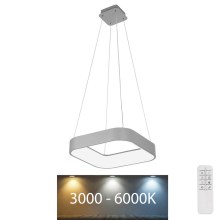 Rabalux - LED Dimmable chandelier on a string LED/28W/230V square 3000-6000K + remote control