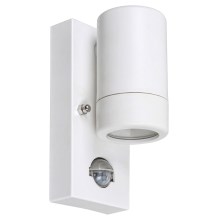 Rabalux - Outdoor wall light with a sensor 1xGU10/10W/230V white IP44