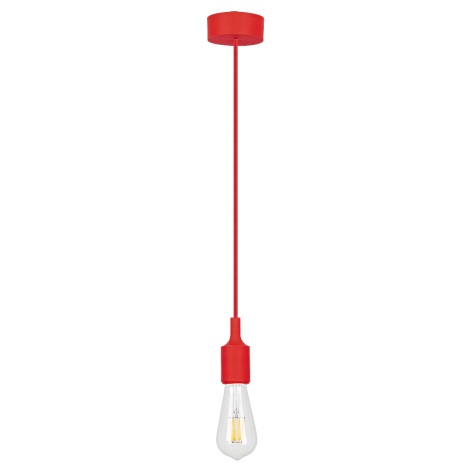 Rabalux - Pendant light E27/40W red