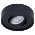 Recessed spotlight NUSA 1xGU5,3-MR16/50W/12V round black