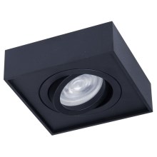 Recessed spotlight NUSA 1xGU5,3-MR16/50W/12V square black