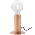 Redo 01-2131 - Touch table lamp RIVET 1xE27/42W/230V copper