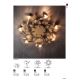 Redo 02-979 - Surface-mounted chandelier TIARA 3xE14/28W/230V
