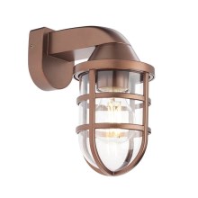 Redo 90206 - Outdoor wall light CAGE 1xE27/28W/230V IP44 copper
