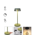 Redo 90309 - LED Dimmable touch table lamp ILUNA LED/2,5W/5V 2700-3000K 3000 mAh IP65 green