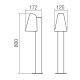 Redo 9532 - Outdoor lamp ALVAR 1xGU10/35W/230V IP44