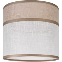 Replacement lampshade ANDREA E27 d. 16 cm beige/grey