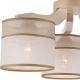 Replacement lampshade ANDREA E27 d. 16 cm beige/grey