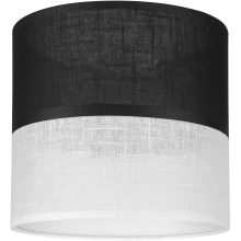 Replacement lampshade ANDREA E27 d. 16 cm black/white