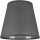 Replacement lampshade LORENZO E27 d. 16 cm grey