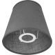 Replacement lampshade LORENZO E27 d. 16 cm grey