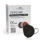 Respirator FFP2 NR CE 0598 black 50pcs