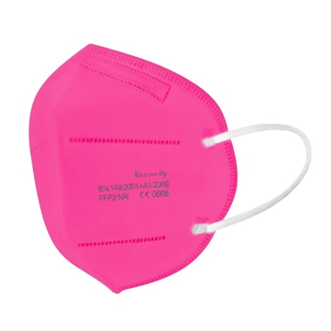 Respirator FFP2 NR CE 0598 Dark pink 1pc