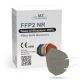 Respirator FFP2 NR CE 0598 grey 1pc