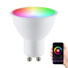 RGB LED Dimmable bulb G45 GU10/5,5W/230V 3000-6500K Wi-fi Tuya