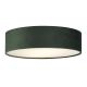 Searchlight - Ceiling light DRUM PLEAT 2xE27/60W/230V green