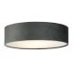 Searchlight - Ceiling light DRUM PLEAT 2xE27/60W/230V grey