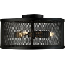 Searchlight - Ceiling light FISHNET 3xE27/60W/230V black
