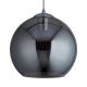 Searchlight - Chandelier on a string BALL 1xE27/60W/230V black