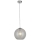 Searchlight - Chandelier on a string BALL 1xE27/60W/230V shiny chrome