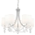Searchlight - Crystal chandelier on a chain NINA 5xE14/60W/230V