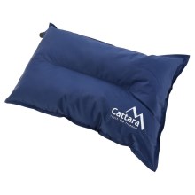 Self-inflating pillow blue