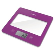 Sencor - Digital kitchen scale 1xCR2032 purple