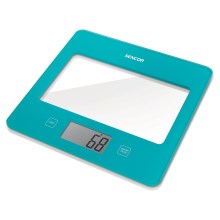 Sencor - Digital kitchen scale 1xCR2032 turquoise