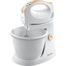 Sencor - Hand whisk with a rotating bowl 500W/230V white