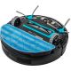 Sencor - Robotic vacuum cleaner with a mop 2in1 25W 2600 mAh black/silver + remote control