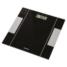 Sencor - Smart personal fitness scale 1xCR2032 black