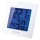 Sencor - Weather station with LCD display and alarm clock 1xAA white