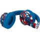 Sencor - Wireless headphones with a microphone 3,7V/400 mAh blue/red