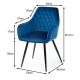 SET 2x Dining chair SAMETTI blue