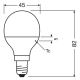 SET 2x LED Bulb P45 E14/4,9W/230V 3000K - Osram