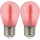 SET 2x LED Bulb PARTY E27/0,3W/36V red