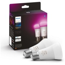 SET 2x LED Dimmable bulb Philips Hue White And Color Ambiance A60 E27/9W/230V 2000-6500K