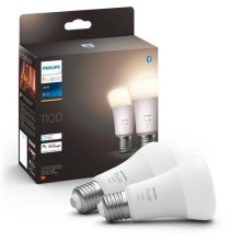 SET 2x LED Dimmable bulb Philips Hue WHITE E27/9,5W/230V 2700K