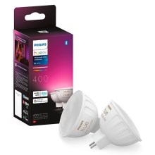 SET 2x LED RGBW Dimmable bulb Philips Hue White And Color Ambiance GU5,3/MR16/6,3W/12V 2000-6500K