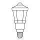 SET 3 x Replacement bulb LANTERN E10/20V/0,1A colourful, Made in Europe