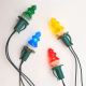 SET 3 x Replacement bulb TREE E10/20V/0,1A colourful, Made in Europe