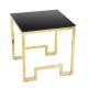 SET 3x Coffee table SAMMEN gold/black
