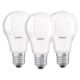 SET 3x LED Bulb BASE E27/8,5W/230V 2700K - Osram